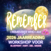 Remember - Jaarreading online 2026 workshop